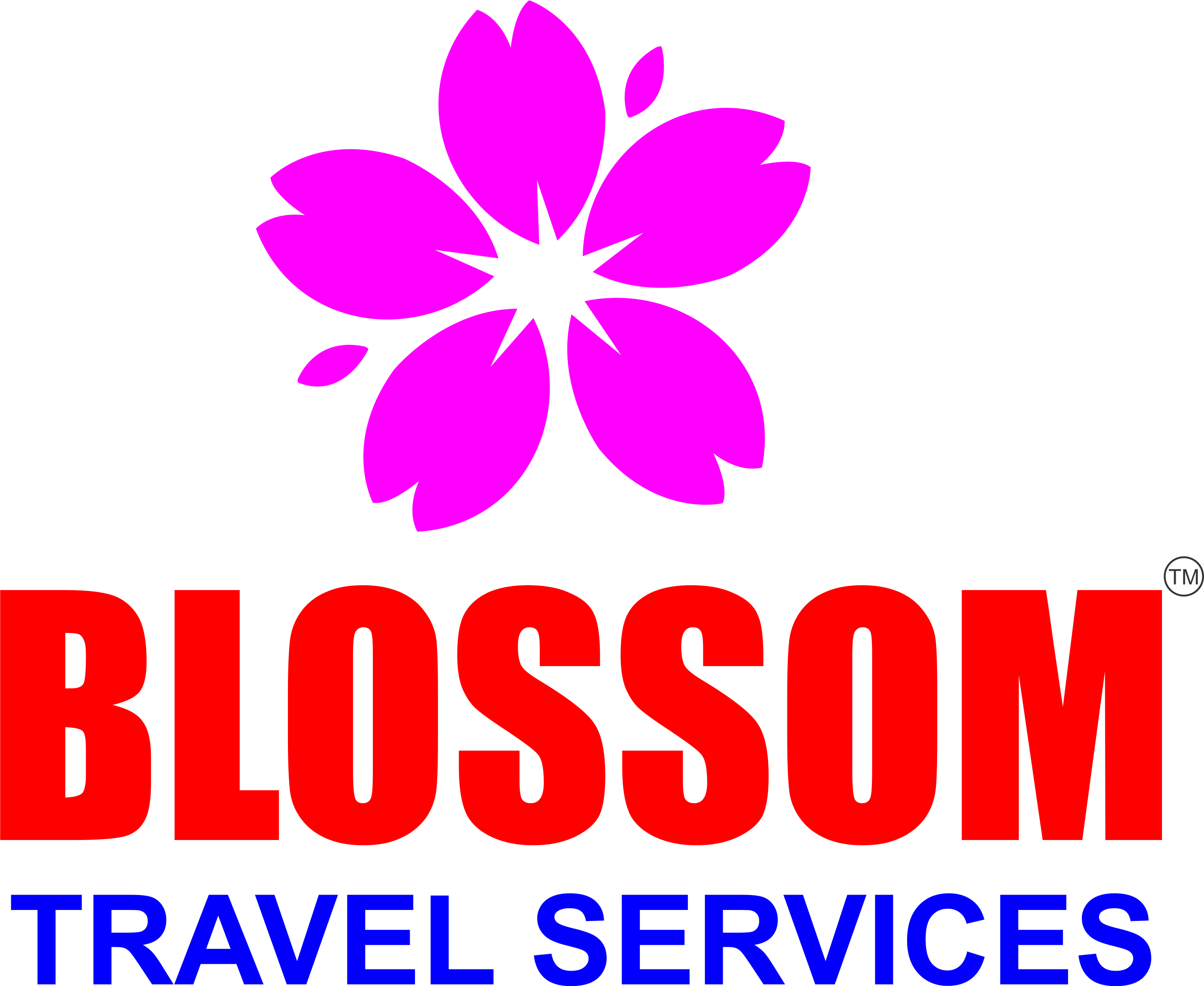 Blossom travel services logo